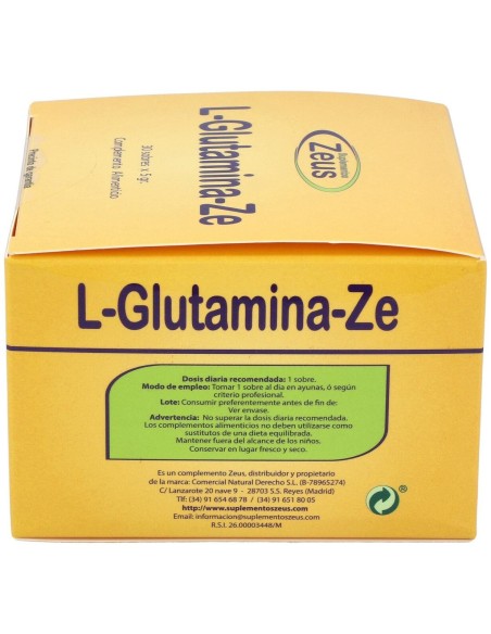 L-Glutamina-Ze 30Sbrs. de Zeus
