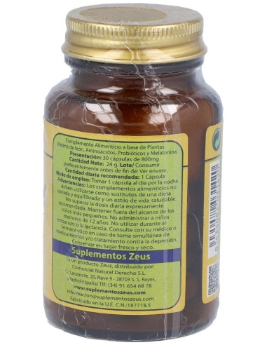 Psico + Bac (Psicobiotic - Depre Bac) 30 Cápsulas  Zeus