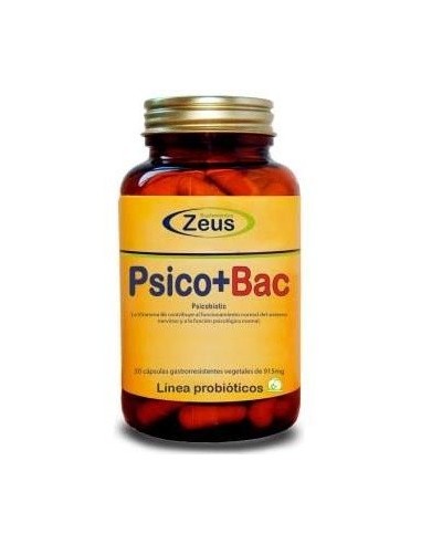 Psico + Bac (Psicobiotic - Depre Bac) 30 Cápsulas  Zeus