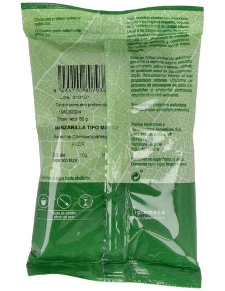 Manzanilla Mahon Entera Bolsa 50Gr. de Plameca