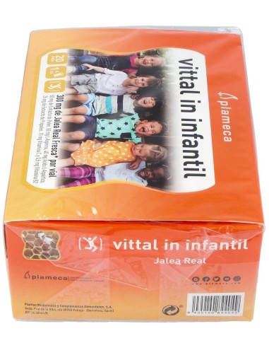 Vittal In Infantil  20 Viales De 10 Ml de Plameca
