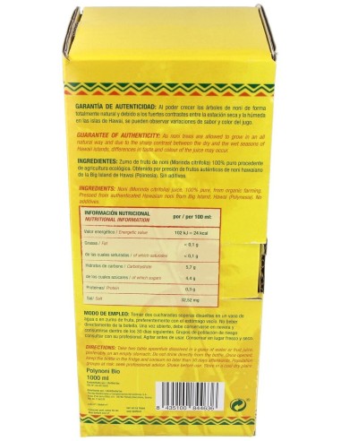 Polynoni Bio 1L 1 L de Plameca