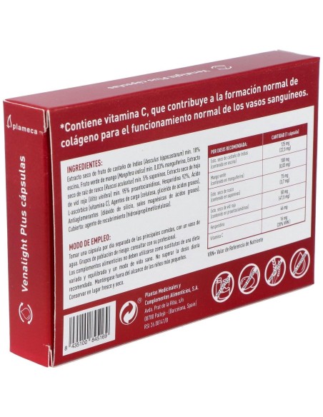 Venalight Plus 30Cap. de Plameca