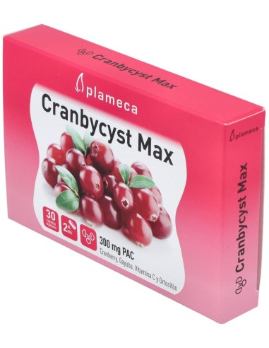 Cranbycyst Max 30 Cápsulas Vegetales de Plameca