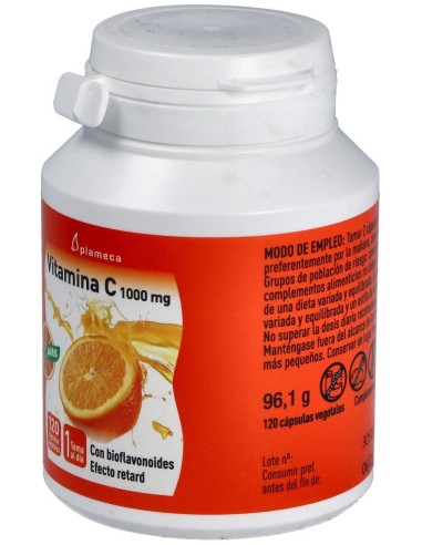 Vitamina C 1000Mg. 120Cap. de Plameca