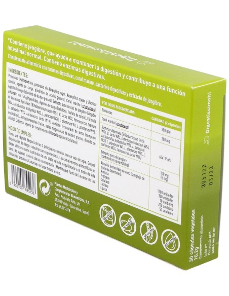 Digestíssimoh! 30 Cápsulas Vegetales de Plameca