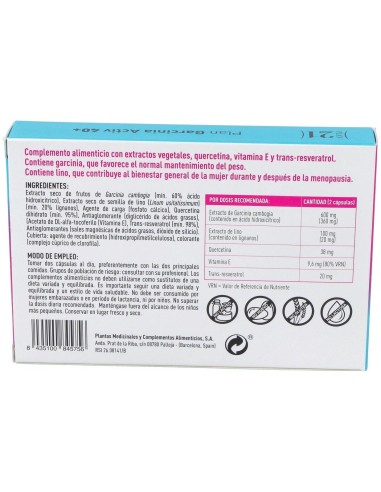 Plan Garcinia Activ 40+ 60Cap. Plan 21 de Plameca