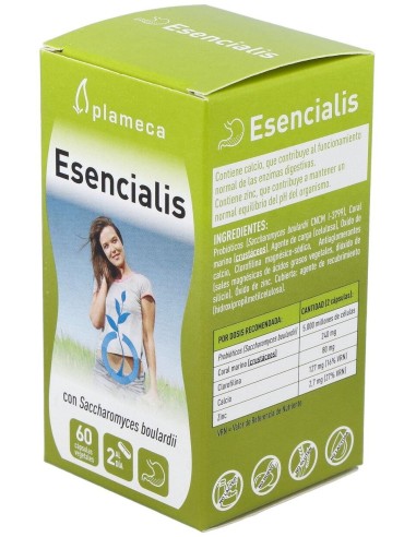 Esencialis 60 Cápsulas Vegetales de Plameca
