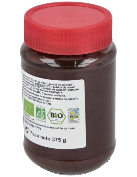 Crema De Algarroba Y Avellana 375Gr. Bio de Mandole