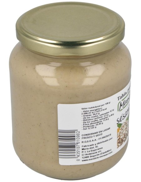 Pure De Sesamo Blanco 675Gr. Bio de Mandole