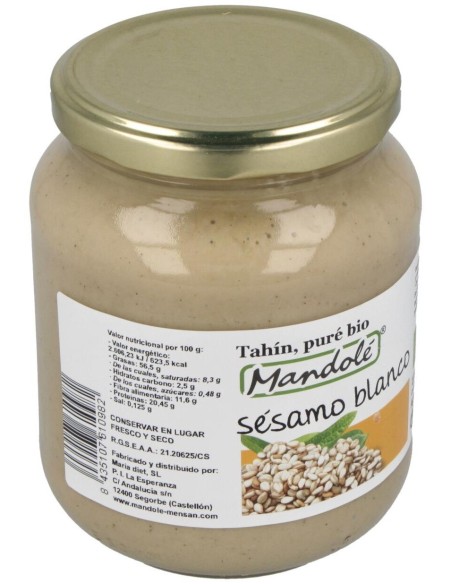 Pure De Sesamo Blanco 675Gr. Bio de Mandole