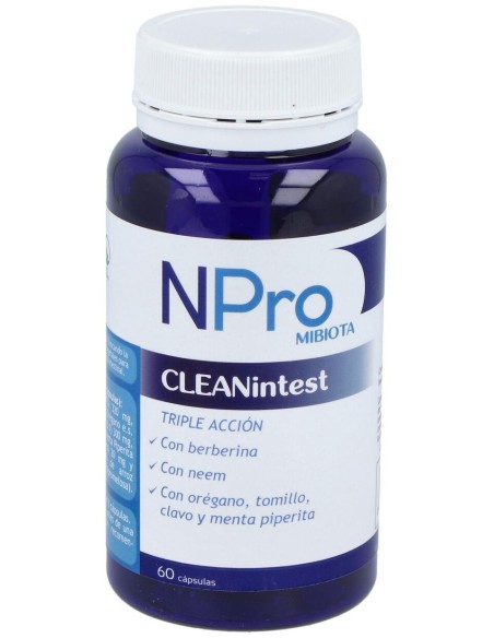Npro Cleanintest 60Cap. de Npro