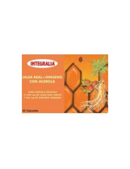 Jalea Real+Ginseng Con Acerola 45Cap. de Integralia