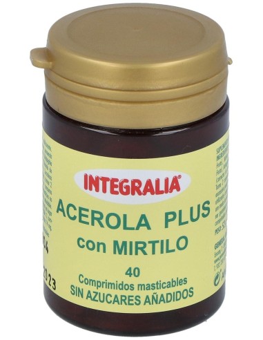 Acerola Plus Con Mirtilo 40Comp.Mast. de Integralia