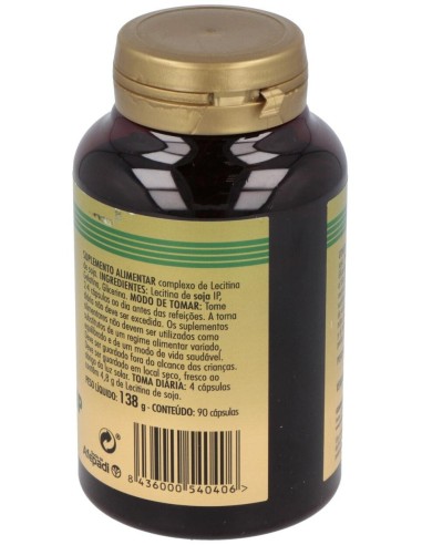 Lecitina De Soja 1200Mg. 90Perlas de Integralia