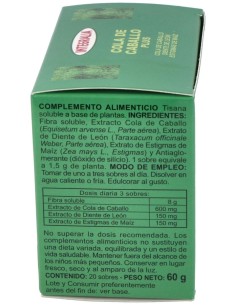 Cola De Caballo Plus Soluble 20Sbrs. de Integralia 2