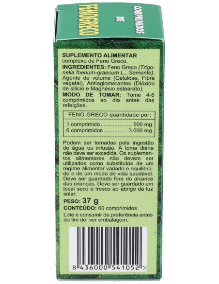 Fenogreco 500Mg. 60Comp. de Integralia