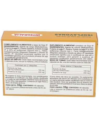 Isoflavonas 60Cap. de Integralia