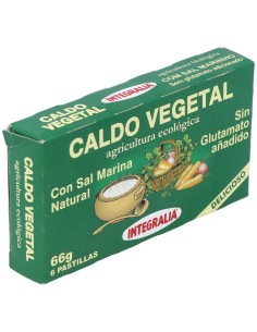 Caldo Vegetal Eco Con Sal Marina Natural 6Pastilla de Integralia 2