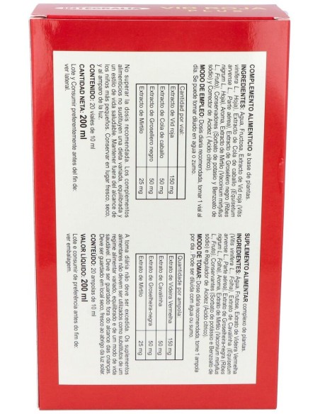 Vid Roja Plus 20Viales de Integralia
