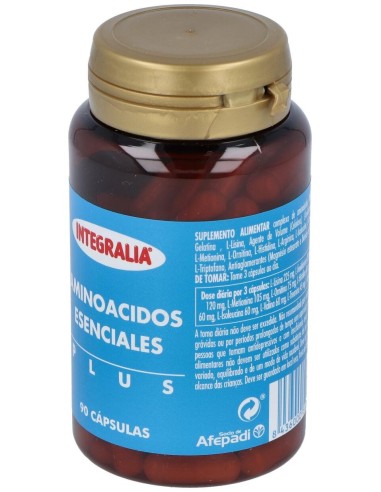 Aminoacidos Esenciales Plus 90Cap. de Integralia