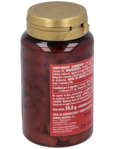 Aminoacidos Ramificados Bcaa Plus 90Cap. de Integralia