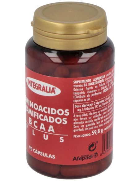 Aminoacidos Ramificados Bcaa Plus 90Cap. de Integralia