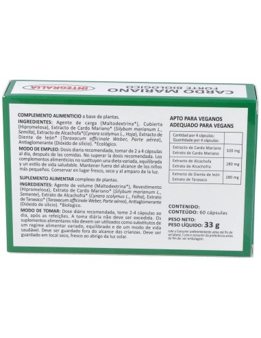 Cardo Mariano Forte Eco 60Cap. de Integralia