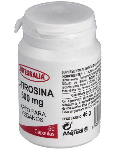 L-Tirosina 50Cap. de Integralia