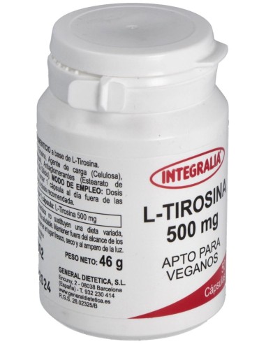 L-Tirosina 50Cap. de Integralia