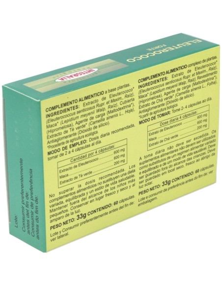 Eleuterococo Forte Eco 60Caps. de Integralia
