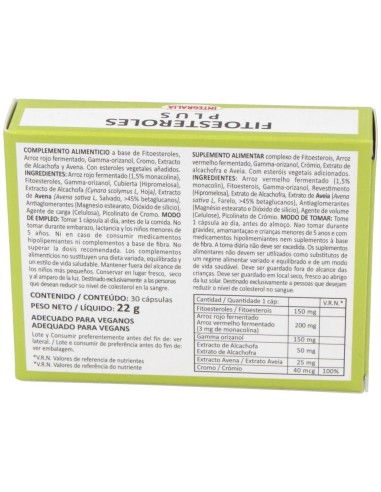 Fitoesteroles Plus 30Cap. de Integralia