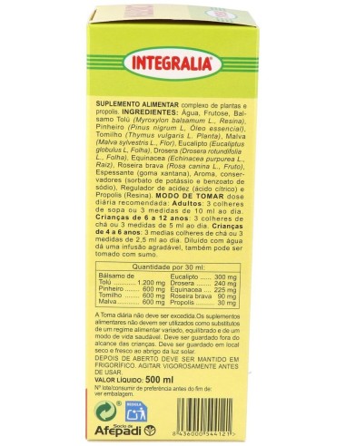 Constifin S/A Jarabe 500 Ml. de Integralia