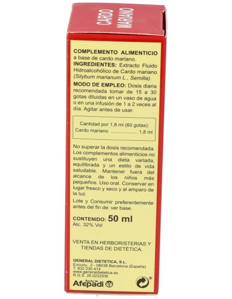 Cardo Mariano Concentrado 50Ml. de Integralia