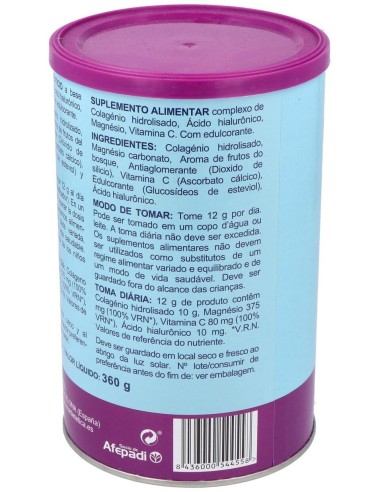 Colageno Soluble Plus Frutos Del Bosque 300Gr. de Integralia