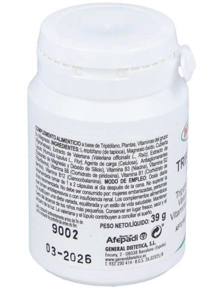 Triptofano Plus 50Cap. de Integralia