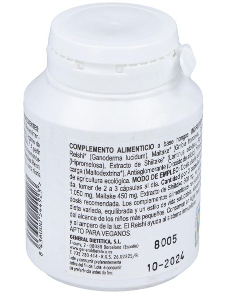 Super Reishi Plus Eco 90Cap. de Integralia