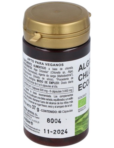 Alga Chlorella Ecologica 60Cap. de Integralia