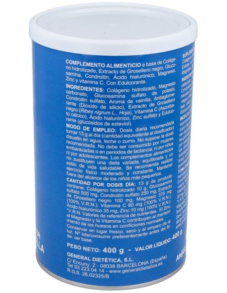 Colageno Soluble Forte Flex Sabor Vainilla 300Gr. de Integralia