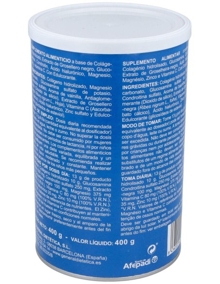 Colageno Soluble Forte Flex Sabor Vainilla 300Gr. de Integralia