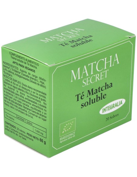 Te Matcha Eco Soluble 20Sbrs. de Integralia