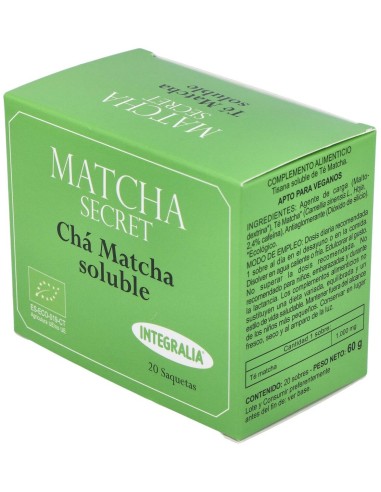 Te Matcha Eco Soluble 20Sbrs. de Integralia