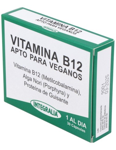 Vitamina B12 30Cap. de Integralia