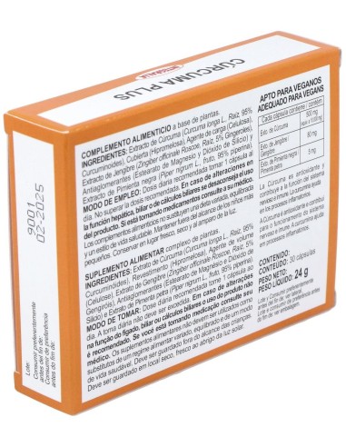 Curcuma Plus 30Cap. de Integralia
