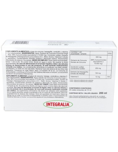 Curcuma Flex 20Viales de Integralia