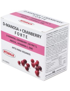 D-Manosa + Cranberry Plus 20Sbrs. de Integralia 2
