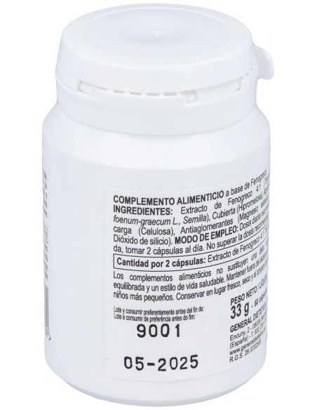Fenogreco Extracto 60Cap. de Integralia