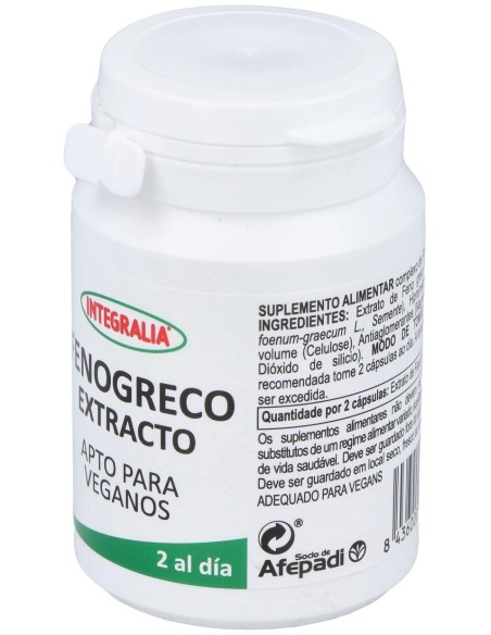 Fenogreco Extracto 60Cap. de Integralia