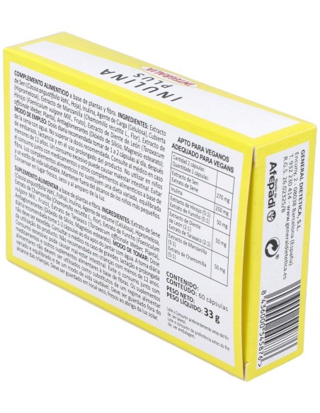Inulina Plus 60Cap. de Integralia