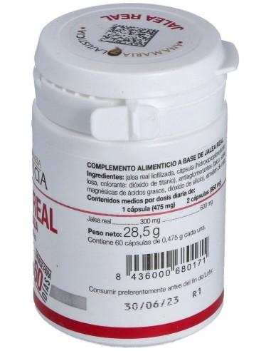 Jalea Real Liofilizada 60Cap. de Ana Maria Lajusticia